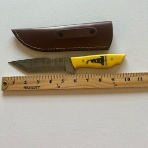 Homemade 10"  "Don't Tread on Me" Knife with Sheath!!